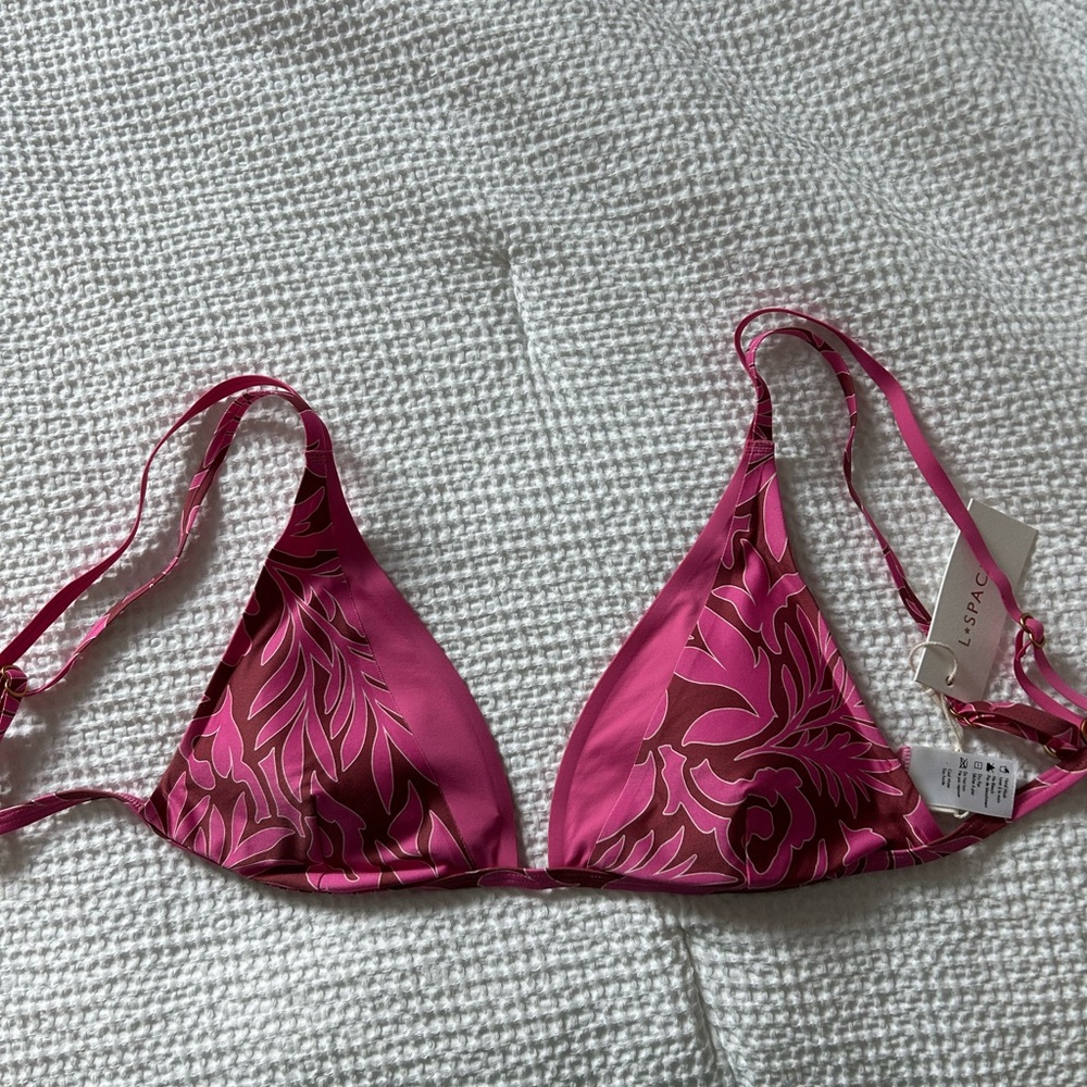 NWT LSpace finneas pink top